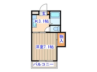 SDハイツ（南棟）の物件間取画像